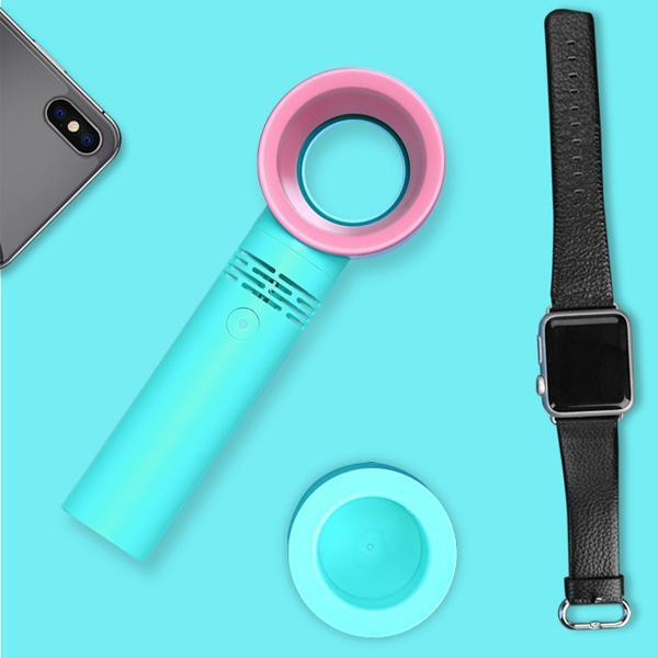 Color: MINT - Whirlwind Cool Blade-Less Mini Fan.