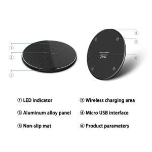 15W Fast Wireless Charger Pad.