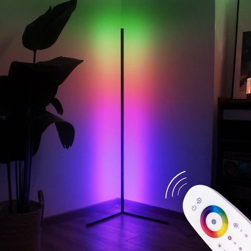 RGB LED Corner Floor Lamps.