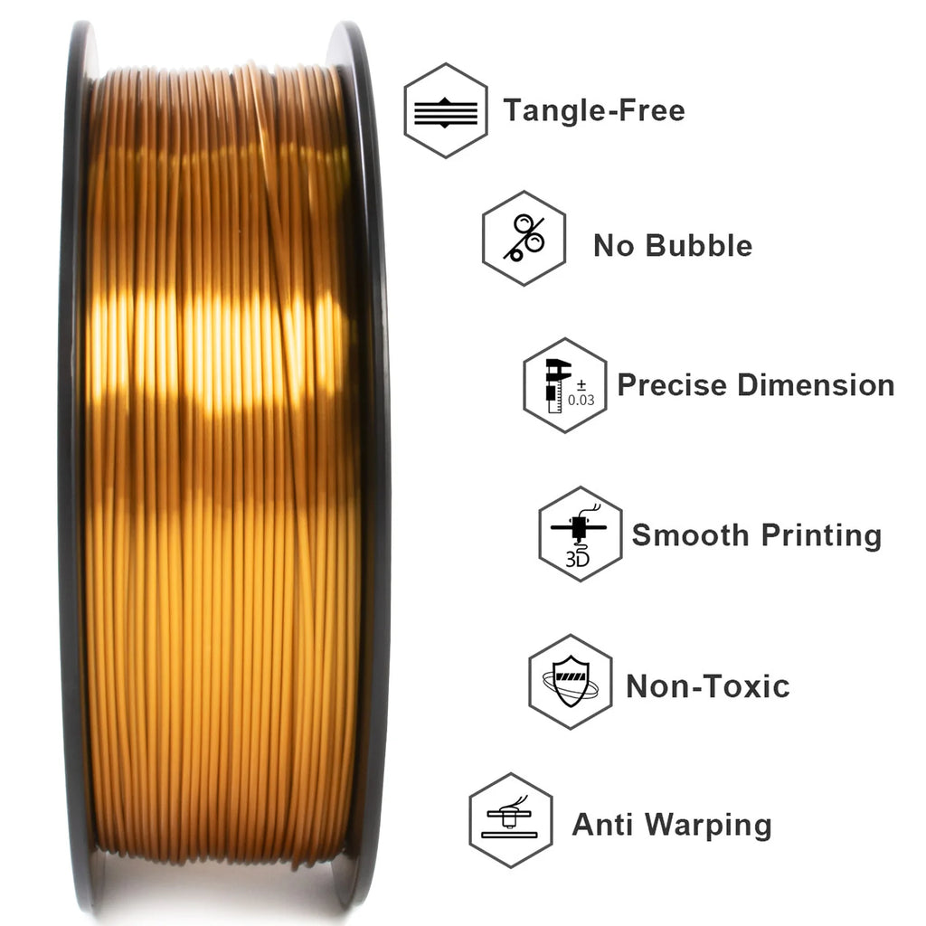 GEEETECH Silk PLA 3d Filament Wire 1kg 1.75mm.
