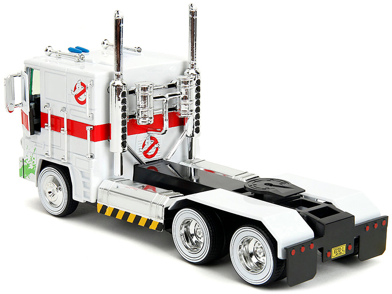 G1 Autobot Optimus Prime Truck White with Robot on Chassis.
