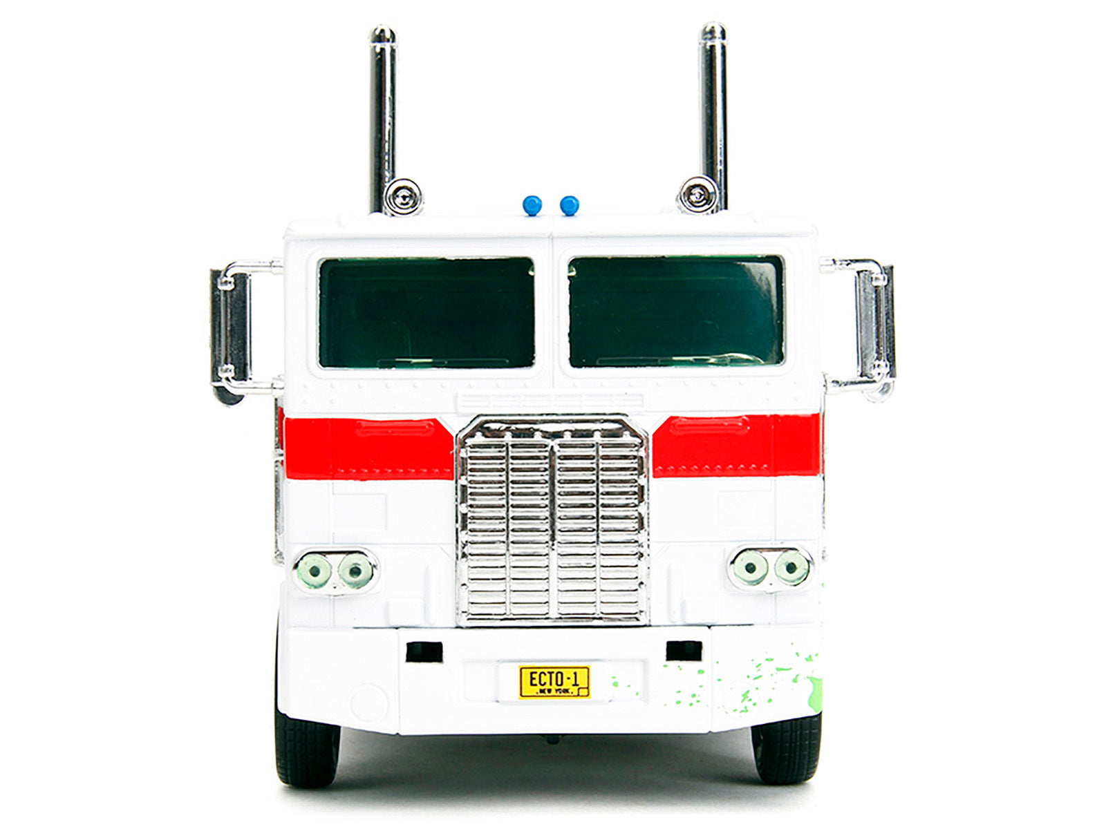 G1 Autobot Optimus Prime Truck White with Robot on Chassis.