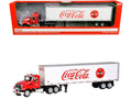 Truck Tractor with 53' Trailer "Drink Coca-Cola" Red and White 1/50 Diecast Model by Motorcity Classics.