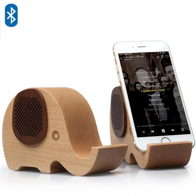 WOODSY GOODSY 2 IN 1 Bluetooth Speaker And Cell Phone Stand.