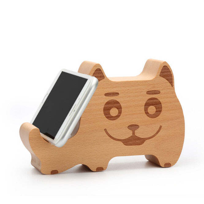 WOODSY GOODSY 2 IN 1 Bluetooth Speaker And Cell Phone Stand.
