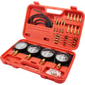 Bestauto Fuel Vacuum Carburetor Synchronize Tool Kit Fuel Vacuum Carburetor Synchronizer carb sync Gauge Set with Rubber Hose.