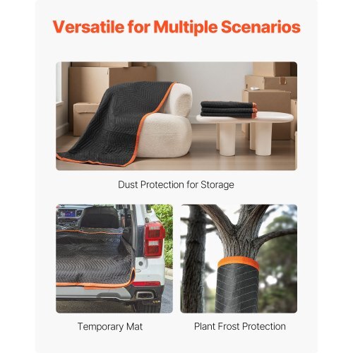 Moving Blankets 6 Pcs, 72 x 40 in.