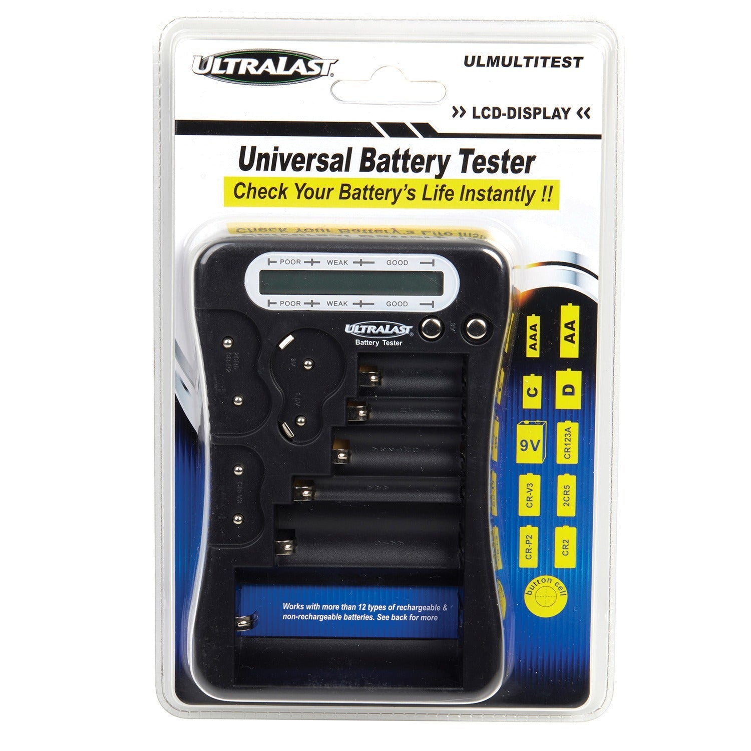 Ultralast ULMULTITEST Universal Battery Tester.