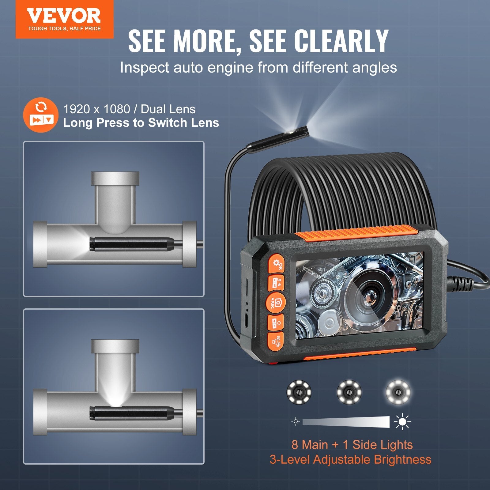 Endoscope Camera with Light.