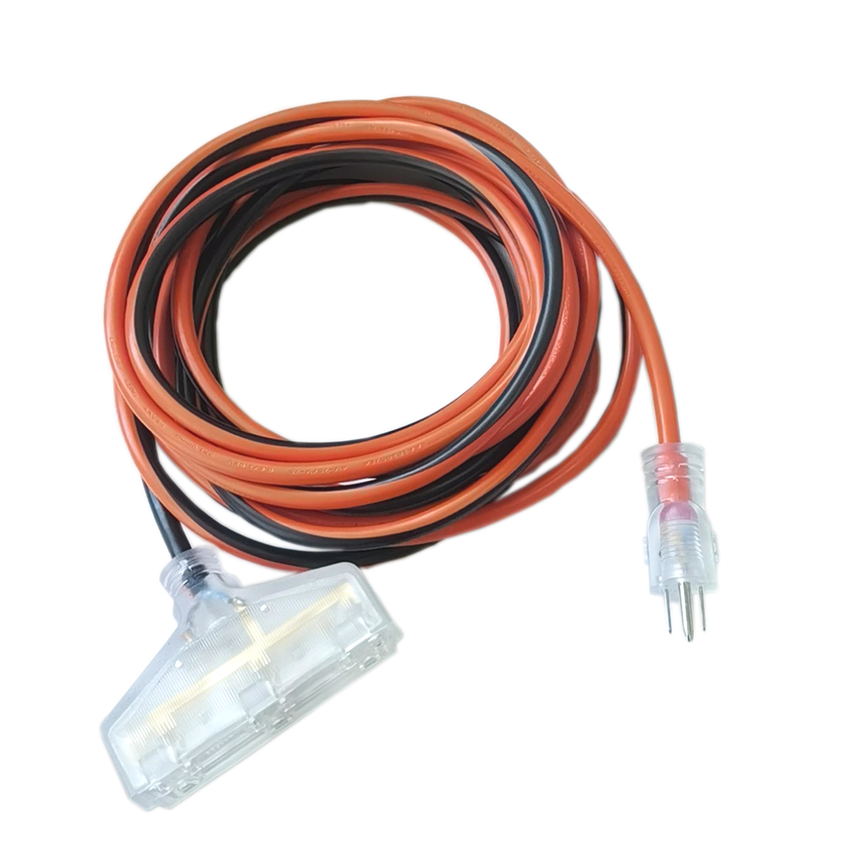 K Tool International 25 ft 14/3 Triple Tap Cord.