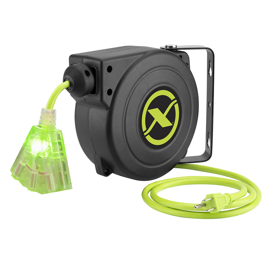 Legacy Manufacturing Extension Cord Reel, 25 ft. Retractable.