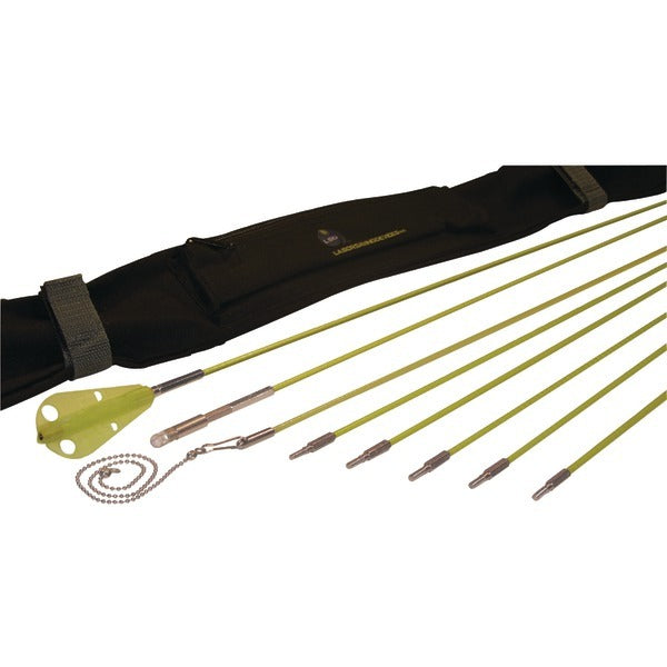Labor Saving Devices 81-600 Creep-Zit Compact Threaded Connector Wire Running Rod Kit, 24ft.