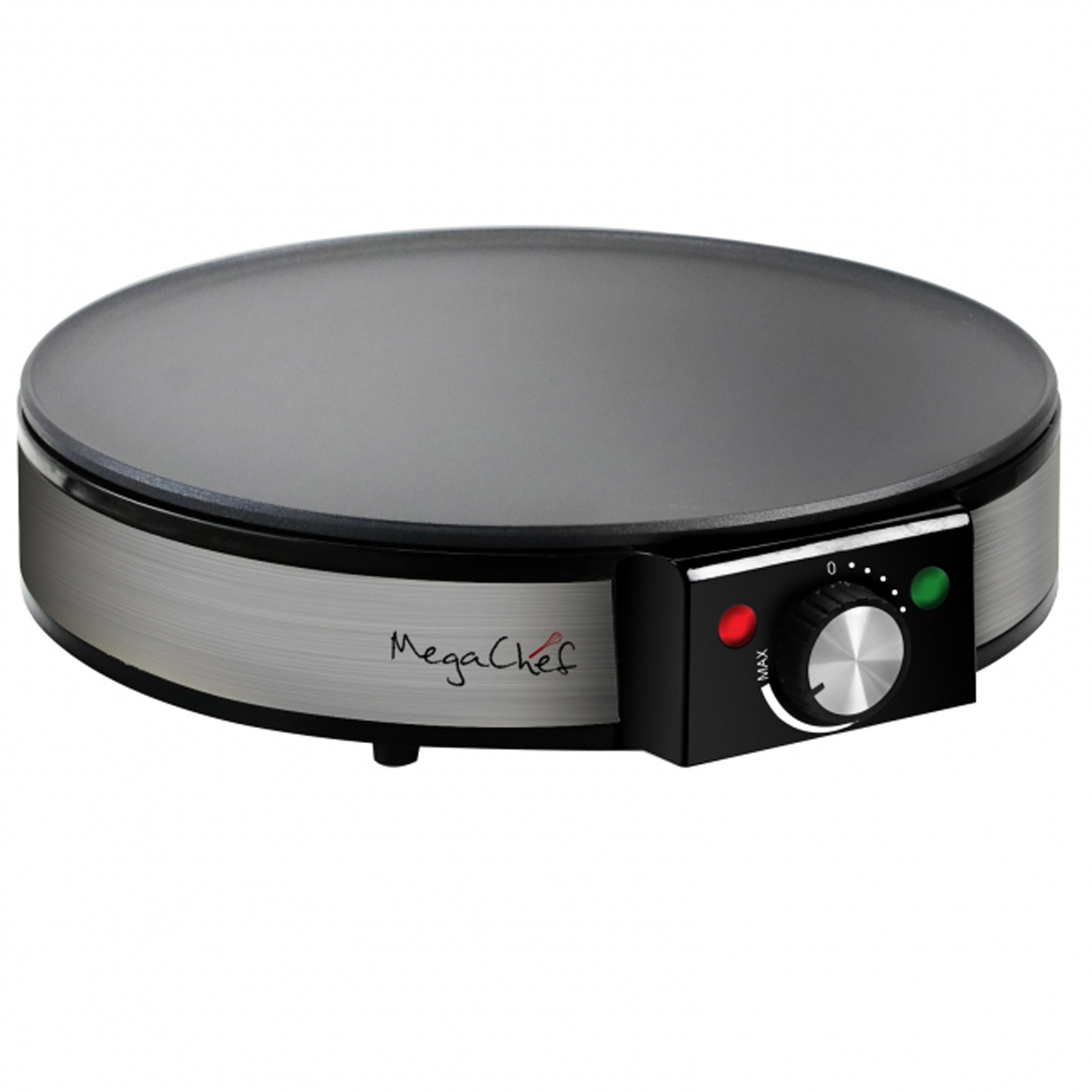 MegaChef Nonstick Crepe and Pancake Maker Breakfast Griddle.