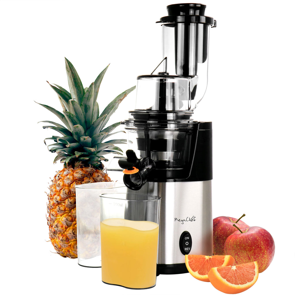 MegaChef Pro Stainless Steel Slow Juicer.