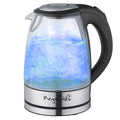 MegaChef 1.7Lt. Glass and Stainless Steel Electric Tea Kettle.