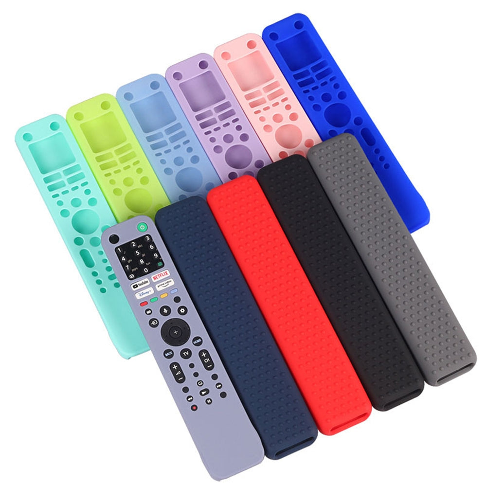 Silicone Protective Sleeve Shockproof Case Cover Compatible For Sony Rmf Tx520p Tx520e Tx520b Tx520t 4k8k Tv Remote Control black suit.