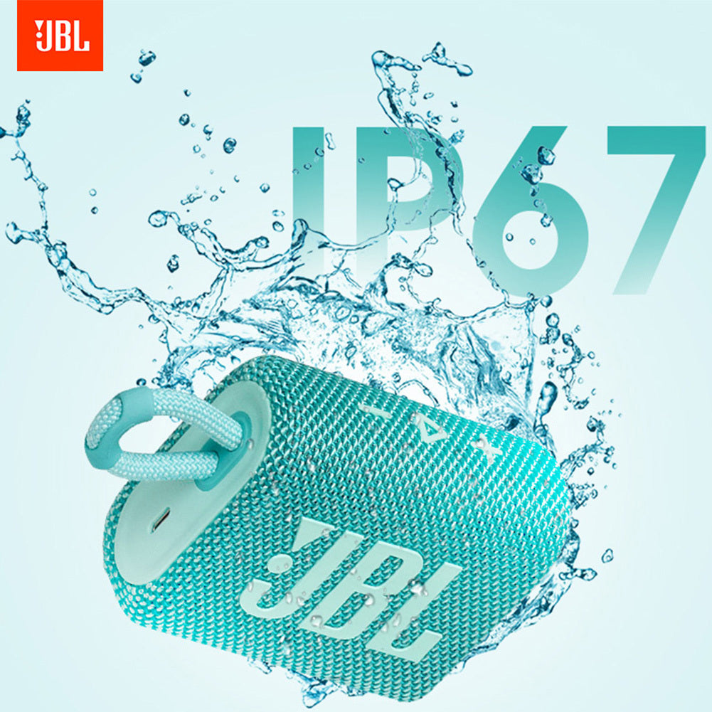 Wireless Bluetooth Speaker Bric 3rd Generation Audio Waterproof Outdoor Sound Rechargeable Battery Blue.