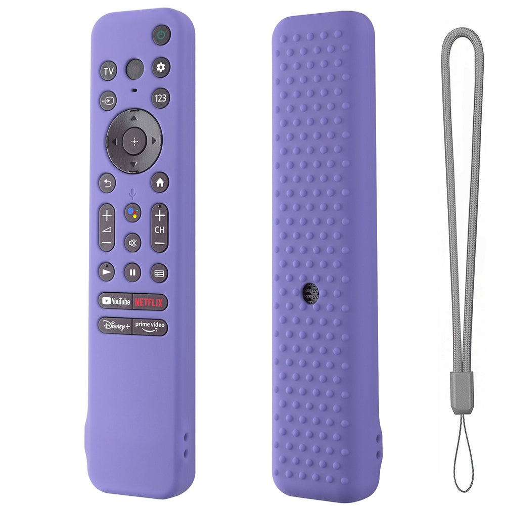 Remote Control Case Compatible For Sony Smart Tv 2022 QD-OLED RMFTX800 900 Silicone Protective Cover grey.