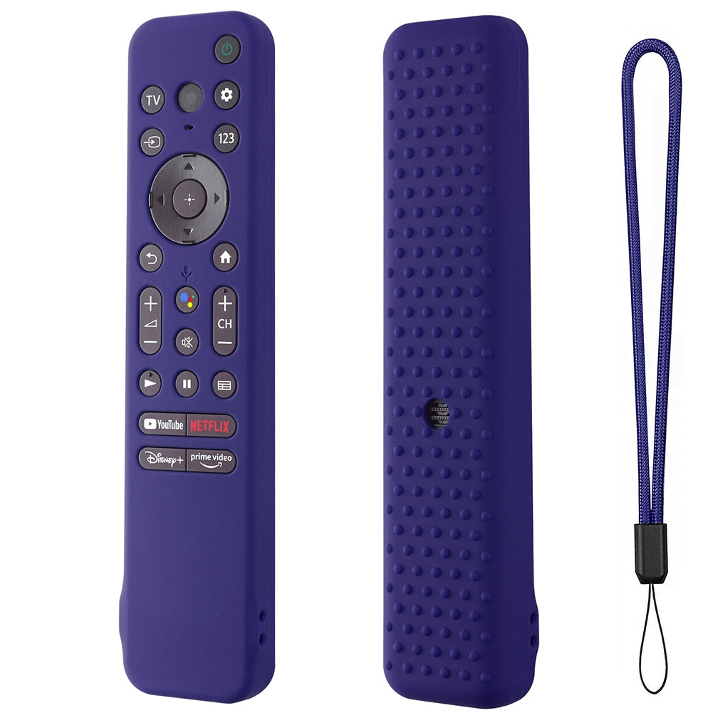 Remote Control Case Compatible For Sony Smart Tv 2022 QD-OLED RMFTX800 900 Silicone Protective Cover grey.