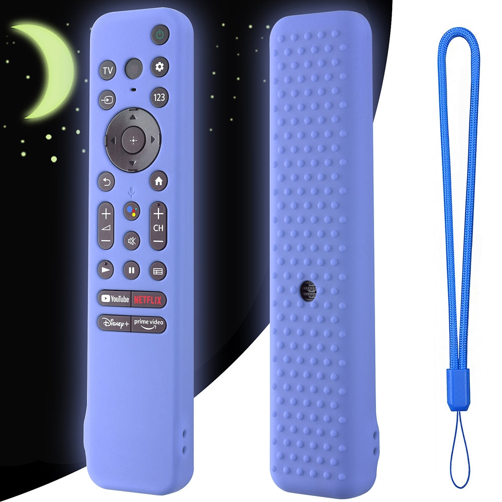 Remote Control Case Compatible For Sony Smart Tv 2022 QD-OLED RMFTX800 900 Silicone Protective Cover grey.