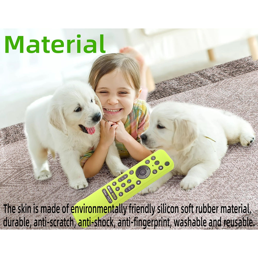 Remote Control Case Compatible For Sony Smart Tv 2022 QD-OLED RMFTX800 900 Silicone Protective Cover grey.