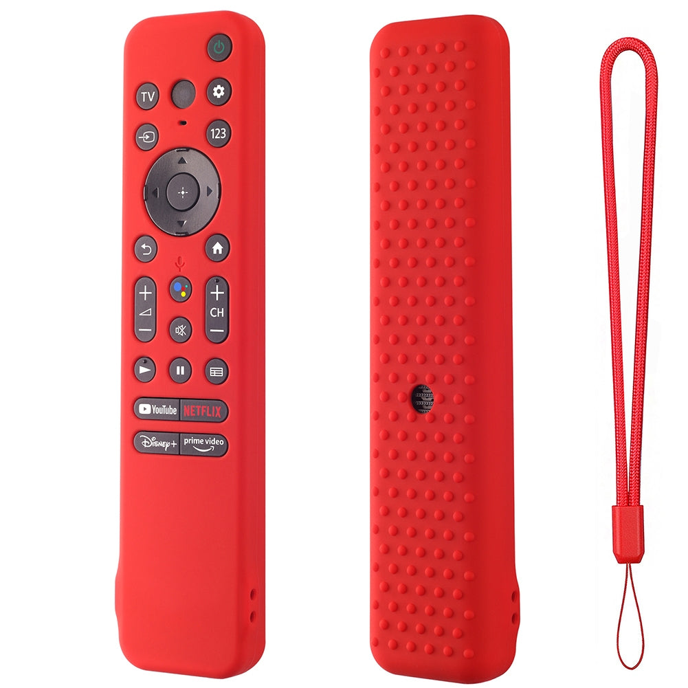 Remote Control Case Compatible For Sony Smart Tv 2022 QD-OLED RMFTX800 900 Silicone Protective Cover grey.