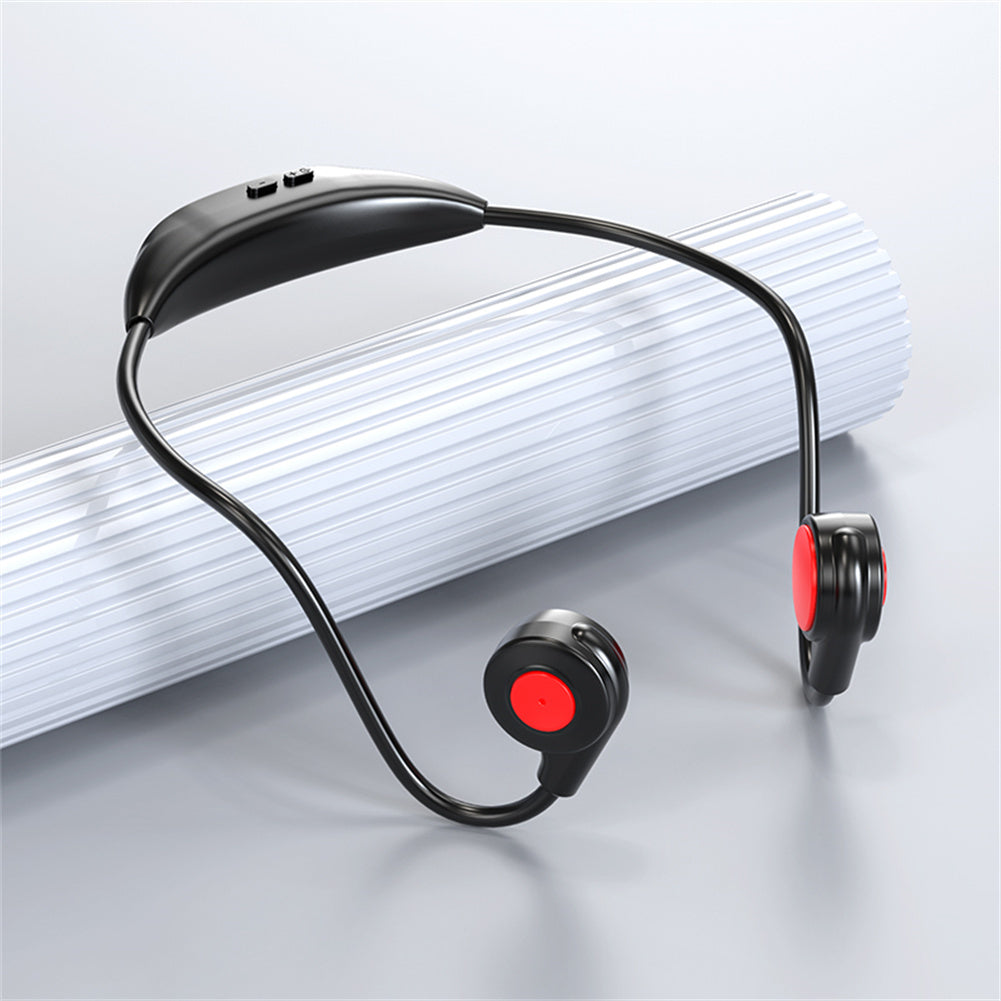 M2 Bone Conduction Headphones Sports Wireless Earphones With Built-in Mic For Running Cycling Hiking Driving black.