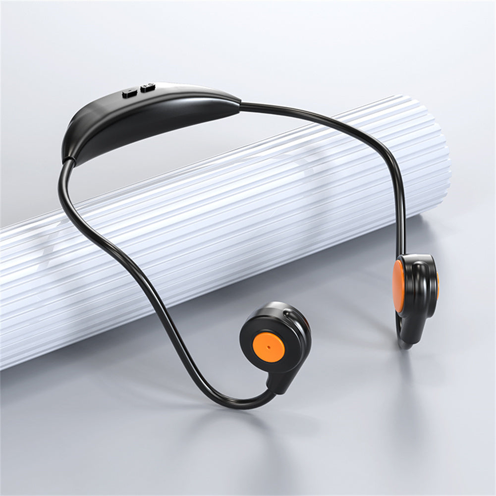 M2 Bone Conduction Headphones Sports Wireless Earphones With Built-in Mic For Running Cycling Hiking Driving black.