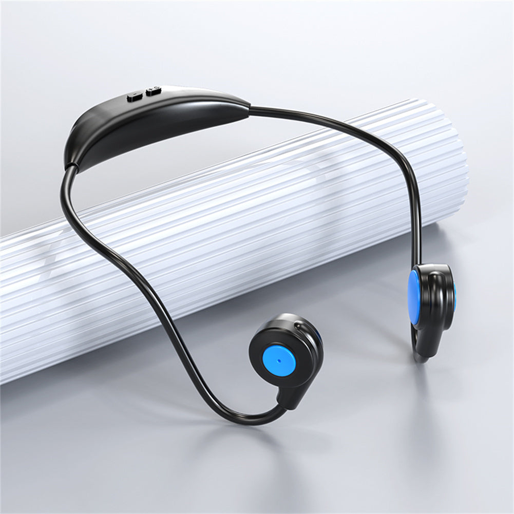 M2 Bone Conduction Headphones Sports Wireless Earphones With Built-in Mic For Running Cycling Hiking Driving black.