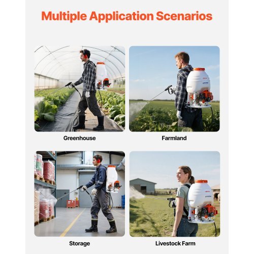 Gas Powered Backpack Sprayer.