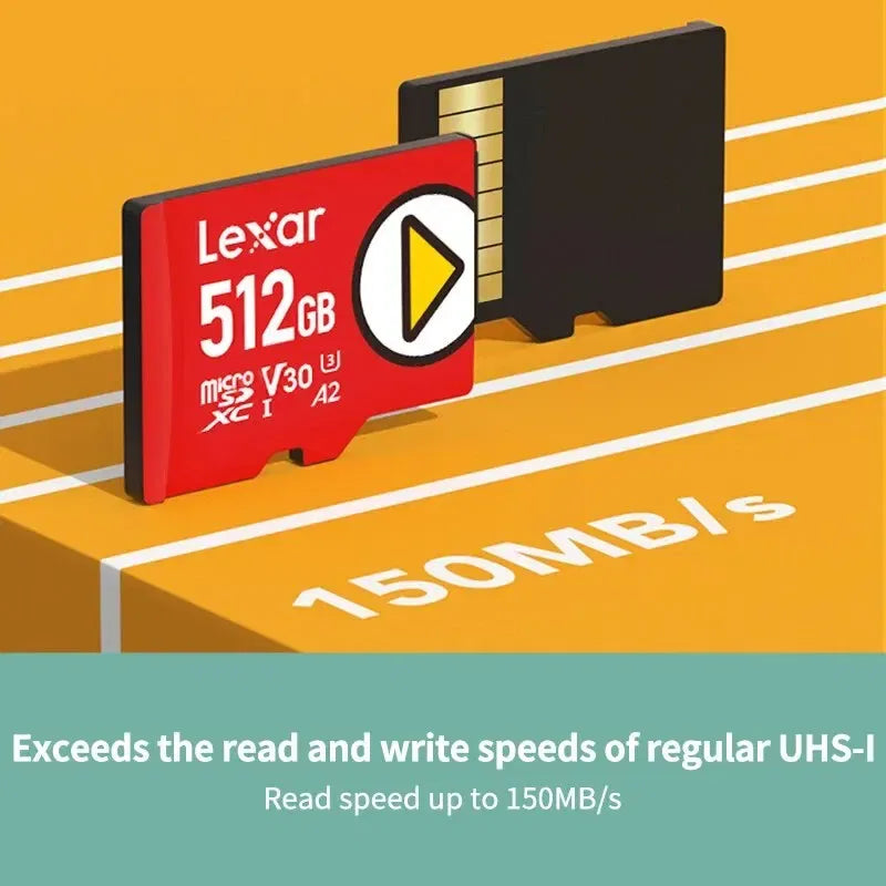 Capacity: 128GB - Lexar Newest Carte SD Nintendo Switch Game Special Purpose Storage Cards 1TB 512GB 256GB 128GB UHS-I V30 A2 SDXC Micro SD Card.