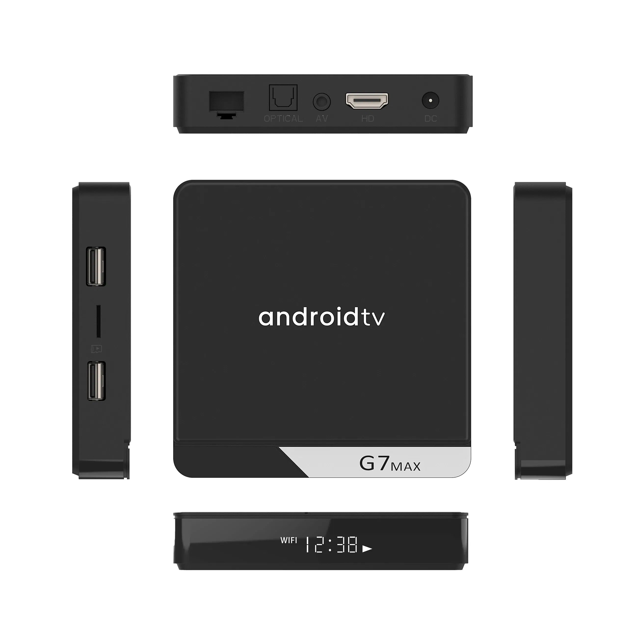 Color: pink, G7 Max Smart TV Box Android 11 S905X4 4GB 64GB 1000M AV1 4K HD 2.4GHz/5GHz Dual Wifi USB3.0 Set Top Box Media Player 4GB 32GB.