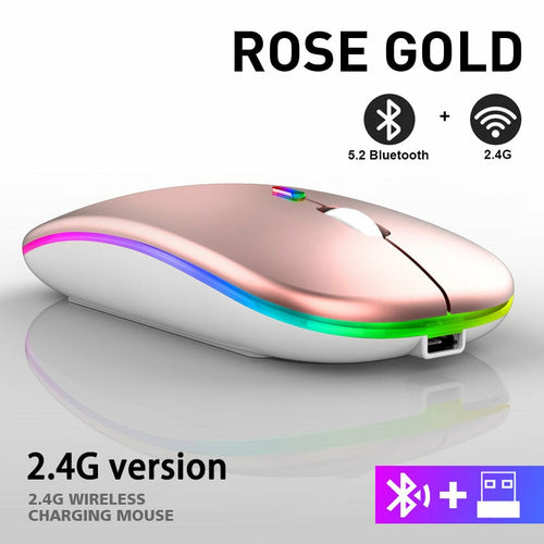 RGB Wireless Bluetooth Mouse.