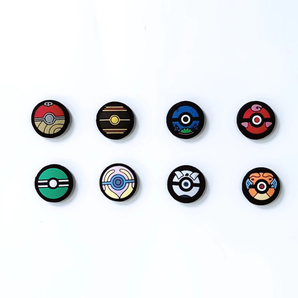 Color: Blue - 8pcs Cartoon Silicone Analog Thumb Grip Caps Compatible with Nintendo Switch OLED/Switch Lite/Switch Joystick Protective Cover.