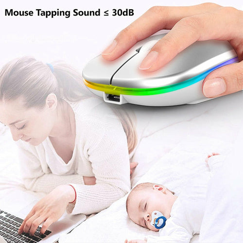 RGB Wireless Bluetooth Mouse.