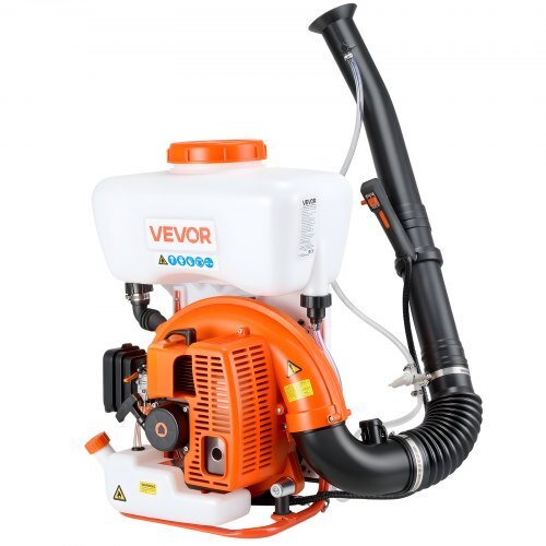 Backpack Fogger Sprayer, 63CC 3HP Engine, Gas Powered Fogger Sprayer with 4 Gallon Tank, Powder and Liquid Mister Duster System for Effective Fleas Ticks Critters Control, Gardening & Farming.