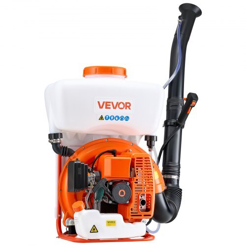 Backpack Fogger Sprayer, 63CC 3HP Engine, Gas Powered Fogger Sprayer with 4 Gallon Tank, Powder and Liquid Mister Duster System for Effective Fleas Ticks Critters Control, Gardening & Farming.