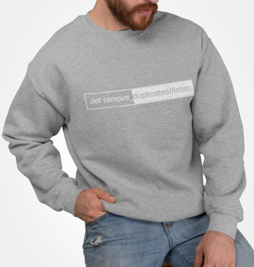 Mens Python Coding Logo Sweatshirt.