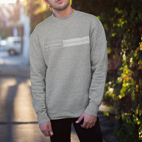 Mens Python Coding Logo Sweatshirt.