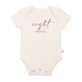 graphic bodysuit | eight months milestone taupe.