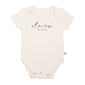 graphic bodysuit | eleven months milestone taupe.