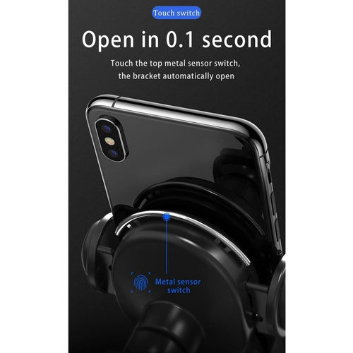 10W Wireless Automatic Clamping Mount Fast Charger For Your Car.