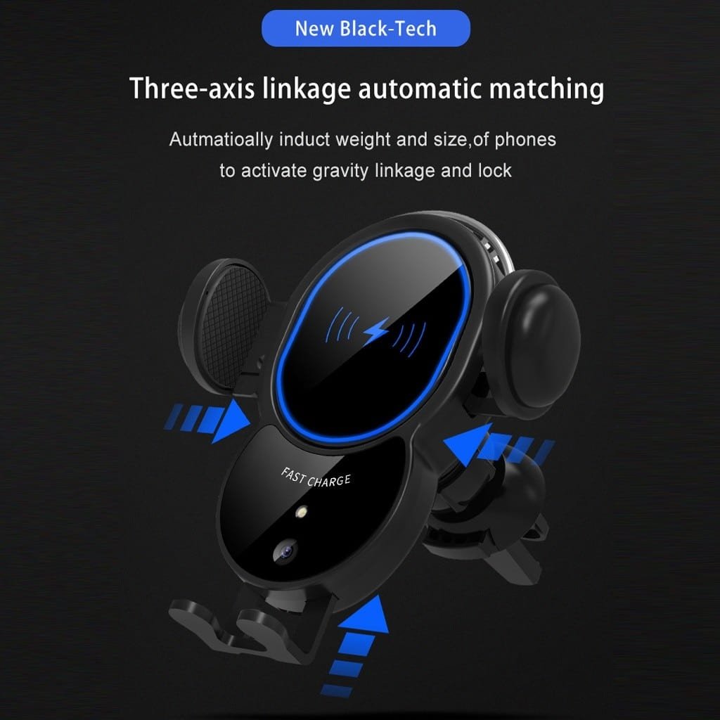 10W Wireless Automatic Clamping Mount Fast Charger For Your Car.