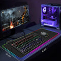 Ninja Dragons RGB Gaming 1 Touch Light Up Mouse Pad - Large Size.
