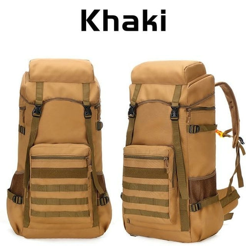 Waterproof Outdoor Camping 70L Military Backpack.