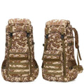 Waterproof Outdoor Camping 70L Military Backpack.