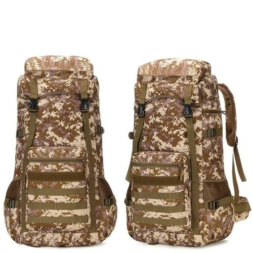 Waterproof Outdoor Camping 70L Military Backpack.